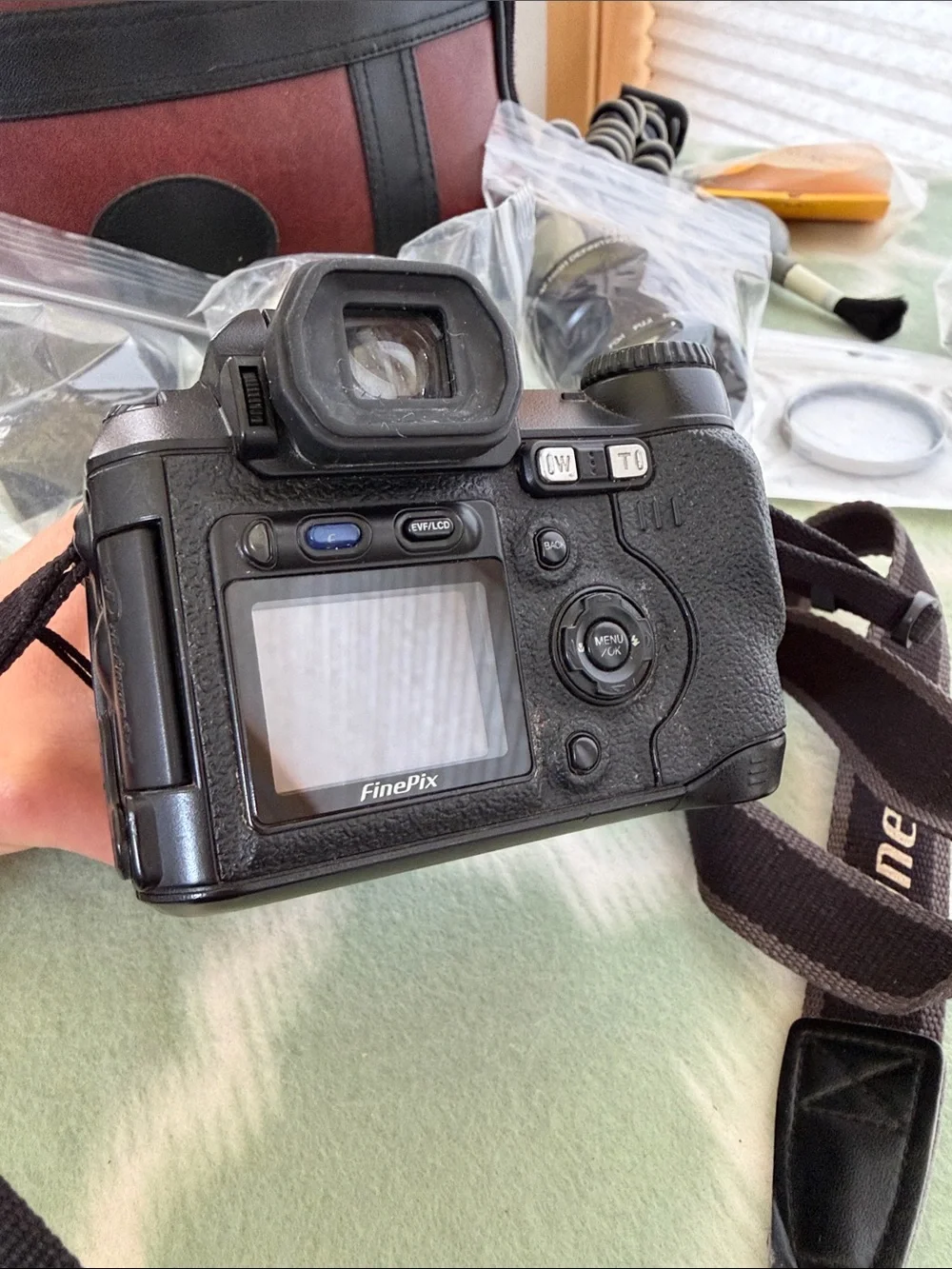 Fujifilm FinePix S5000 Black digital camera Extra Lenses Accessories Camera Bag